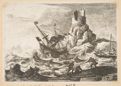 O Naufrágio, ca. 1638-41. de Claude Lorrain