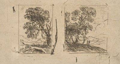 As Duas Paisagens, c. 1630. de Claude Lorrain