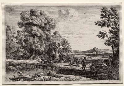 A ponte de madeira de Claude Lorrain