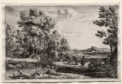A ponte de madeira de Claude Lorrain