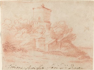 Torrione Antico Fori em Roma de Claude Lorrain