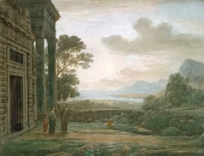 A Expulsão de Hagar, 1668 de Claude Lorrain