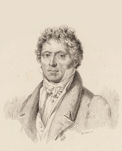 Retrato do compositor Anton Reicha 1770-1836, 1837. de Claude Marie François Dien