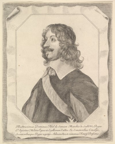 Abel Servien. de Claude Mellan