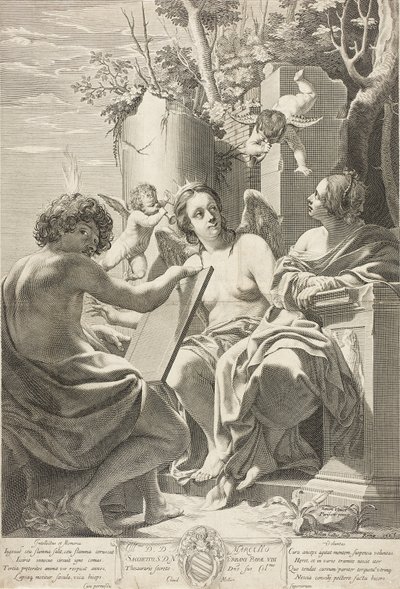 Alegoria das faculdades da alma de Claude Mellan