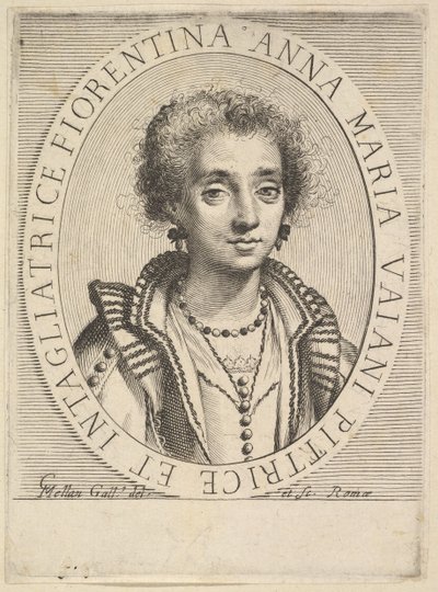 Anna Maria Vaiani, 1624-36. de Claude Mellan