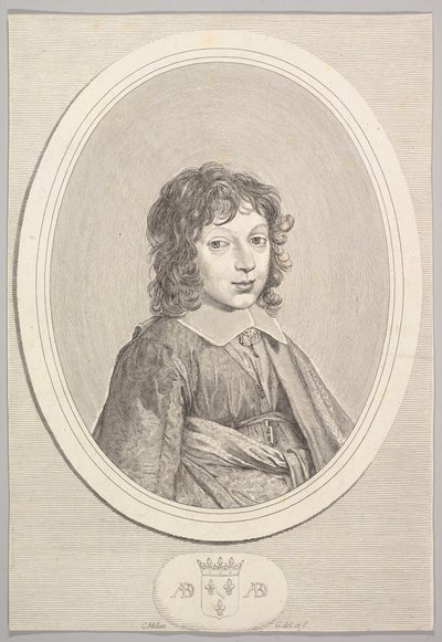 Armand de Bourbon, príncipe de Conti. de Claude Mellan