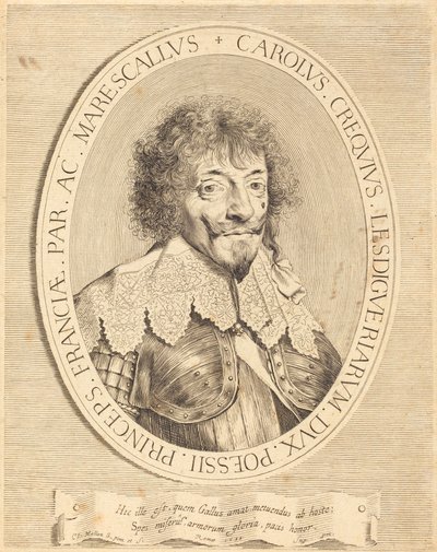 Carlos I de Crequi, Duque de Lesdiguières de Claude Mellan