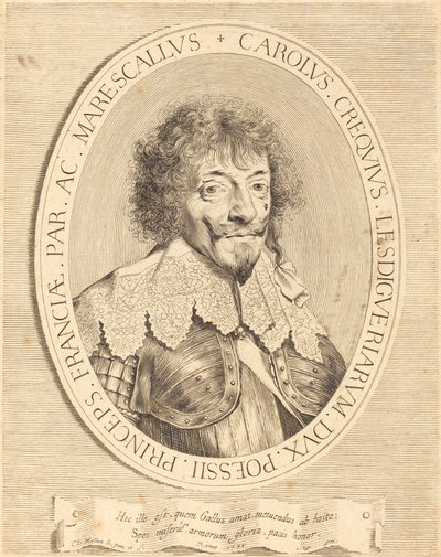 Carlos I de Crequi, Duque de Lesdiguières de Claude Mellan