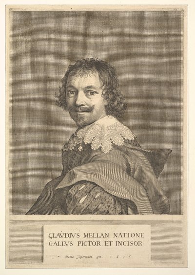 Claude Mellan: Auto-retrato, 1635. de Claude Mellan