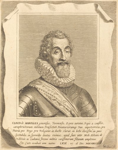 Cláudio de Marolles de Claude Mellan