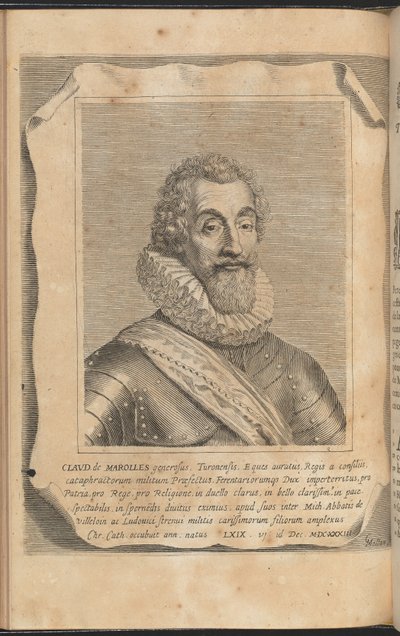 Cláudio de Marolles de Claude Mellan