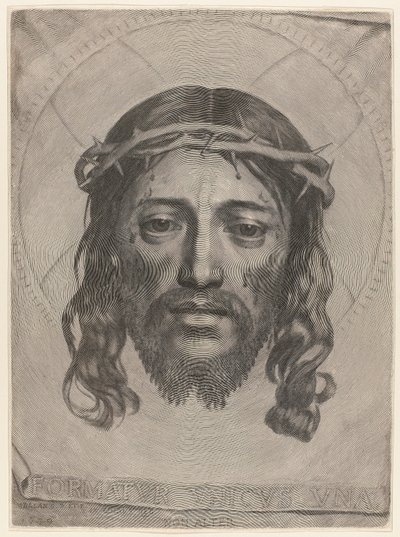 Rosto de Cristo de Claude Mellan