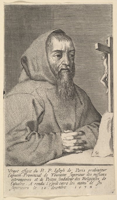 François Le Clerc Du Tremblay, de Père Joseph, 1638. de Claude Mellan
