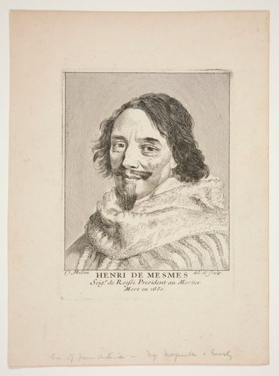 Henri de Mesmes de Claude Mellan