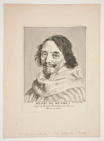 Henri de Mesmes de Claude Mellan