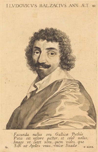 Jean-Louis Guez de Balzac de Claude Mellan