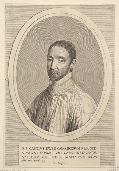 Padre Carlos Faure. de Claude Mellan