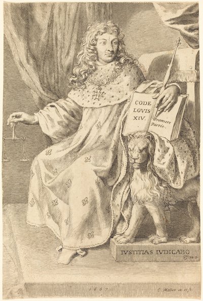 Luís XIV de Claude Mellan