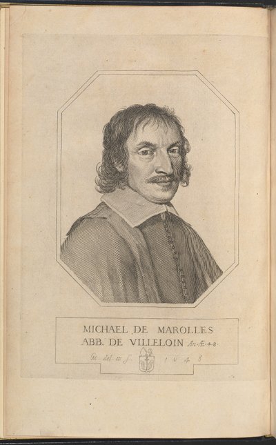 Michel de Marolles de Claude Mellan