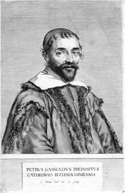 Pierre Gassendi, filósofo e cientista francês, século XVII de Claude Mellan