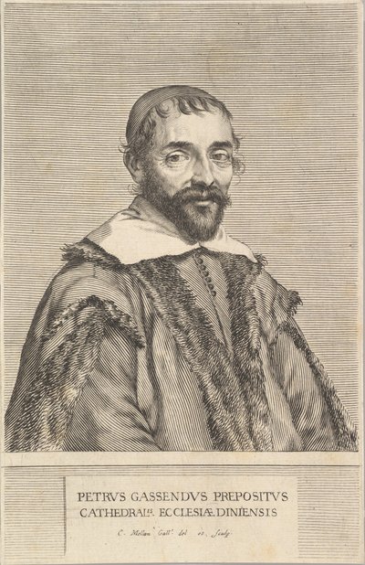 Pierre Gassendi, ca. 1637 ou 1638. de Claude Mellan