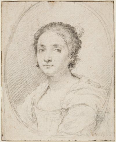 Retrato de Virginia de Vezzo da Velletri de Claude Mellan