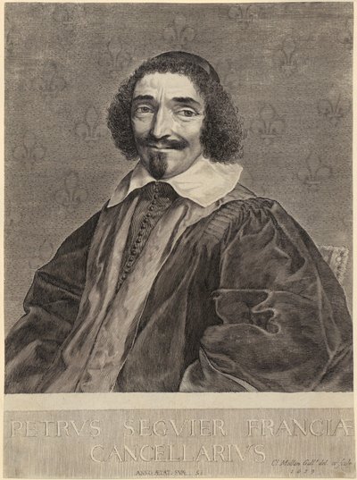 Retrato do chanceler Pierre Séguier de Claude Mellan