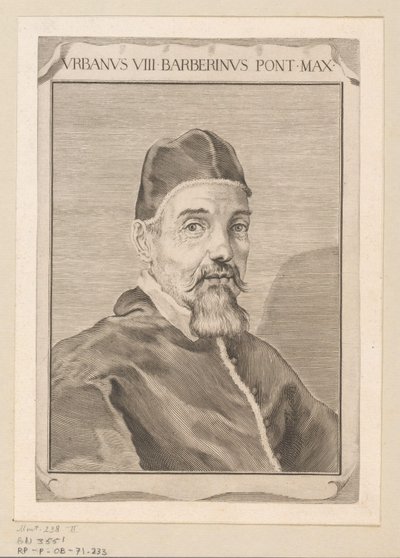 Portret van Urbano VIII de Claude Mellan