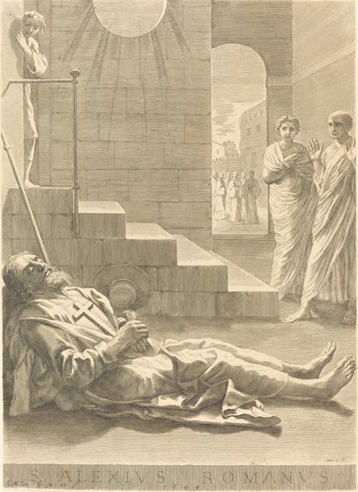 Santo Alexis de Claude Mellan