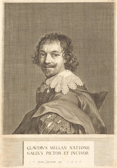 Autorretrato de Claude Mellan