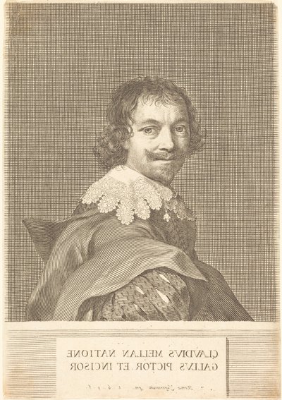 Autorretrato de Claude Mellan