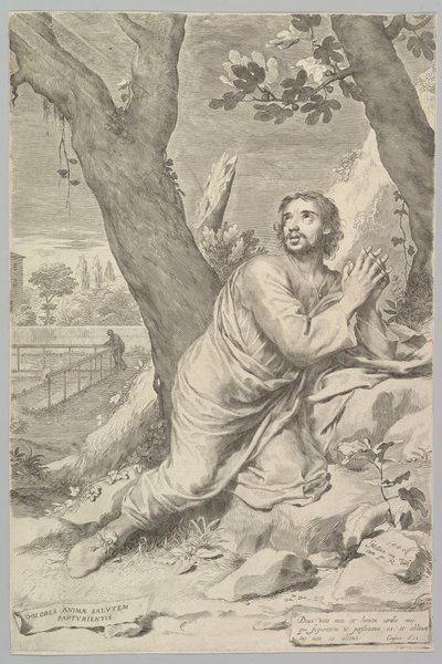 Santo Agostinho, 1660. de Claude Mellan