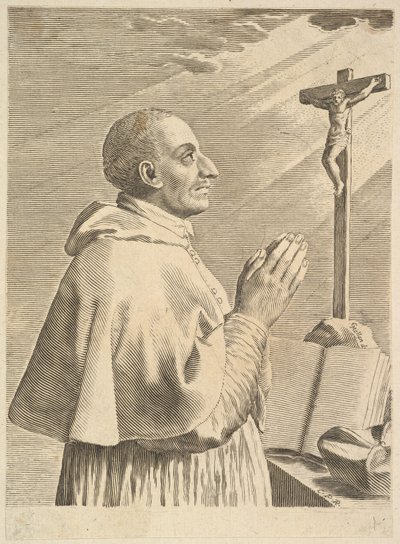 São Carlos Borromeu de Claude Mellan