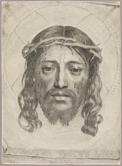 O Sudário de Santa Verônica de Claude Mellan
