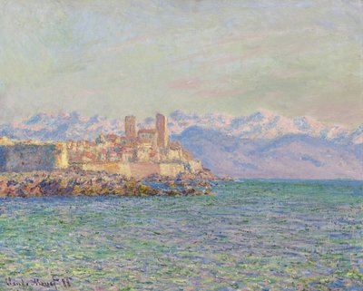 Antibes, O Forte, 1888 de Claude Monet