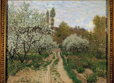 Macieiras em flor de Claude Monet