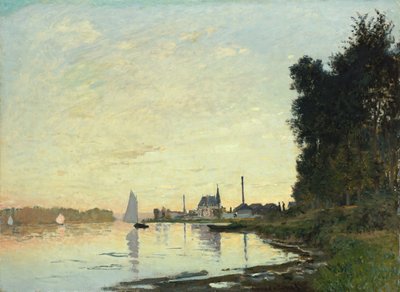 Argenteuil, fim de tarde, 1872 de Claude Monet