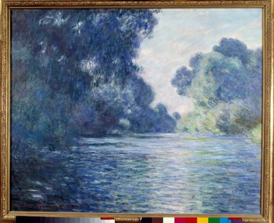 Arm de Seine, perto de Giverny. Pintura de Claude Monet (1840-1926) de Claude Monet