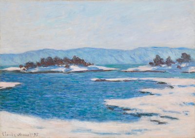 Au bord du fjord de Christiania, 1895. de Claude Monet
