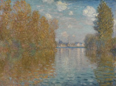 Efeito outono em Argenteuil, 1873 de Claude Monet