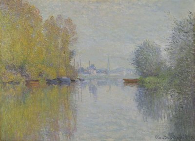 Outono no Sena, Argenteuil de Claude Monet