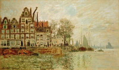 Vista de Amsterdã de Claude Monet