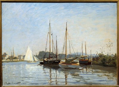Boats de plaisance à Argenteuil Painting by Claude Monet (1840-1926) 1873 Sun. 0,49x0,65 m Paris, musee d