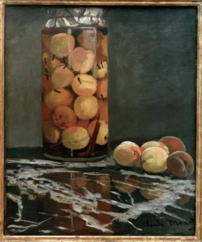 Frasco de pêssego de Claude Monet