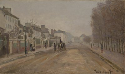 Boulevard Héloise, Argenteuil, 1872 de Claude Monet