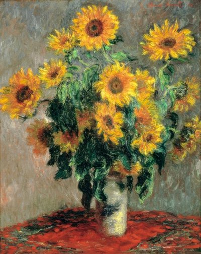 Buquê de sóis de Claude Monet