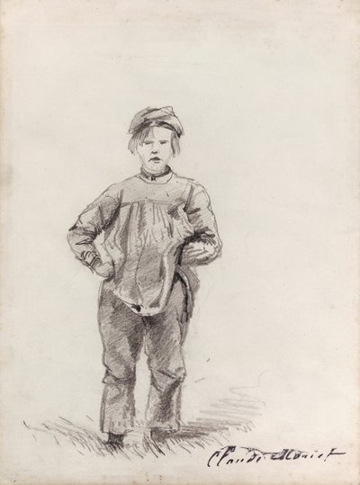 menino no país de Claude Monet