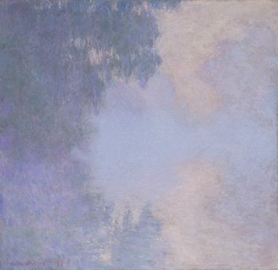 Ramo do Sena perto de Giverny (Névoa) de Claude Monet