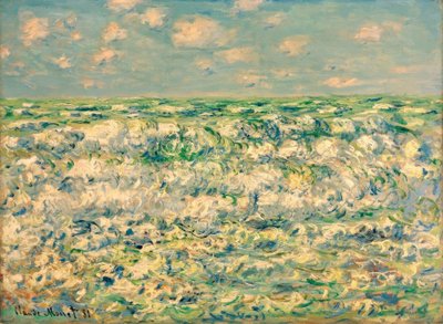 Ondas quebradas de Claude Monet